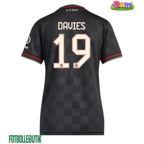 Bayern Munich Alphonso Davies #19 Tredje Tröja Kvinnor 2025-26 Kortärmad